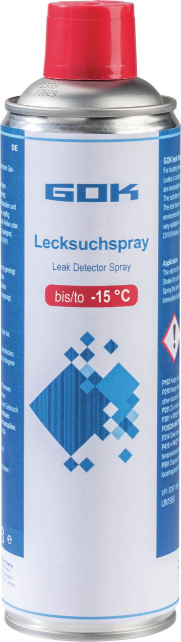 Leak detector spray, frostproof