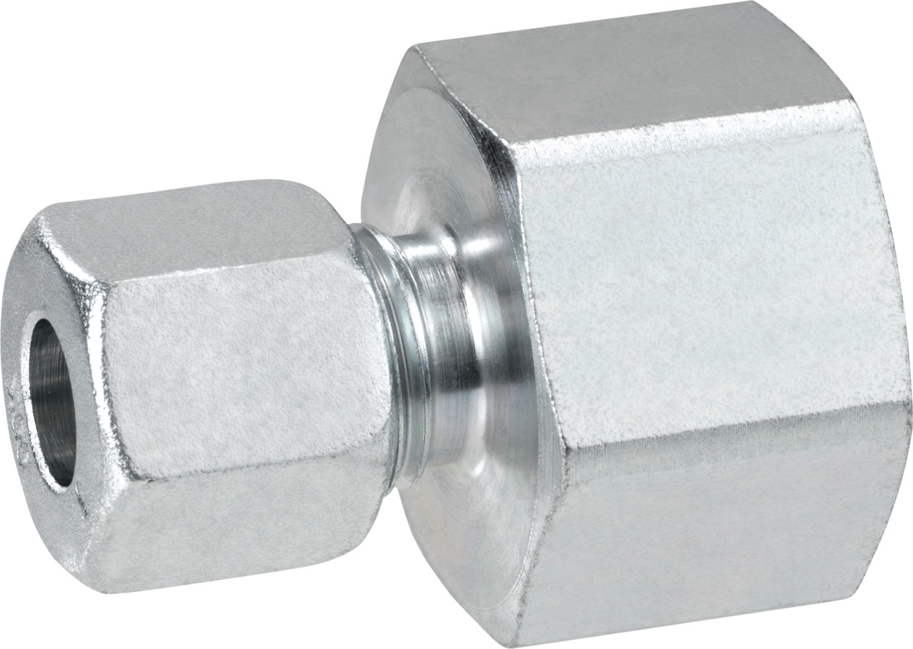 Straight screw-on compression fitting type GAI