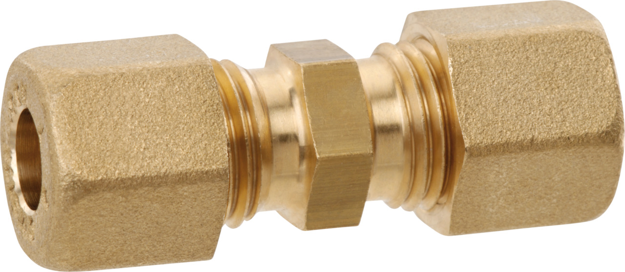 Compression fitting GL-MS 8 x 8 brass SP