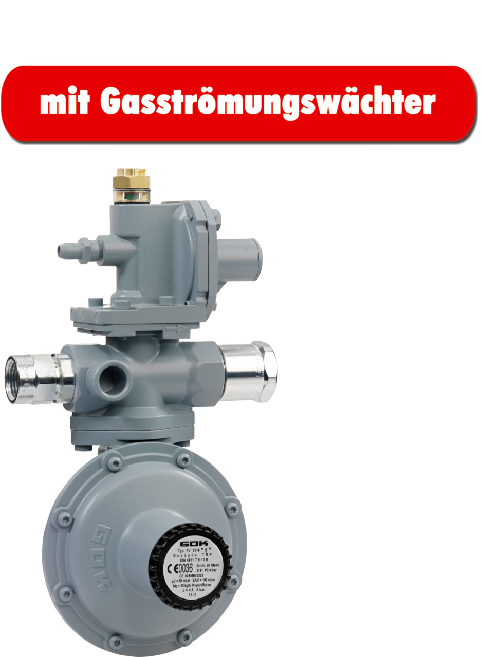 Gasregler NDR0515 2kg/h 50mbar G3/4 UEM OPSO SM TAE GS20-1,6K