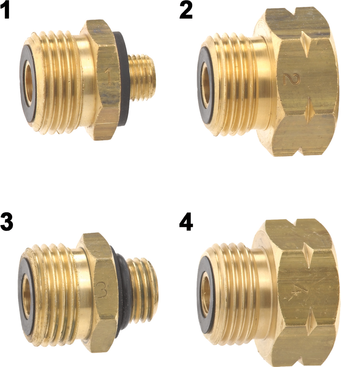 Adapter No. 3 KLF male thread x M14x1.5 male thread